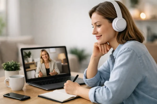 Jak zacząć terapię online bez stresu krok po kroku